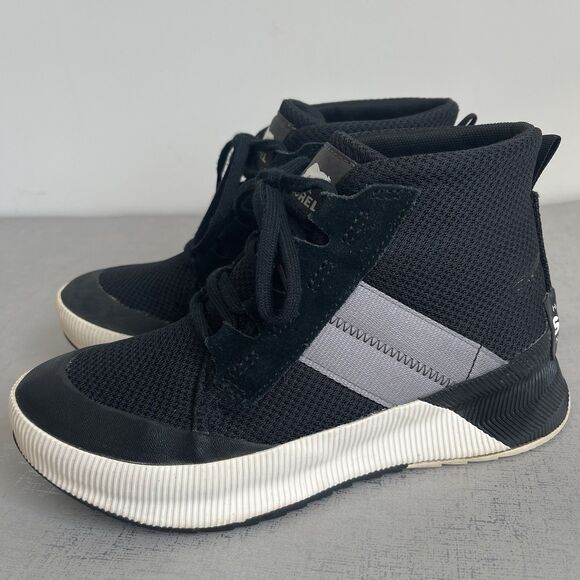 Sorel Women's 7 Out N About III Mid-Top Boots Sneakers Waterproof Black - Picture 13 of 13